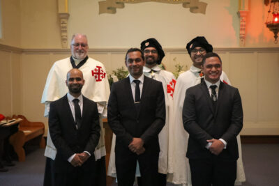 Knight Investees with their Knight Sponsors, Investiture Ceremony 2024, Magistral Delegation of New Zealand.