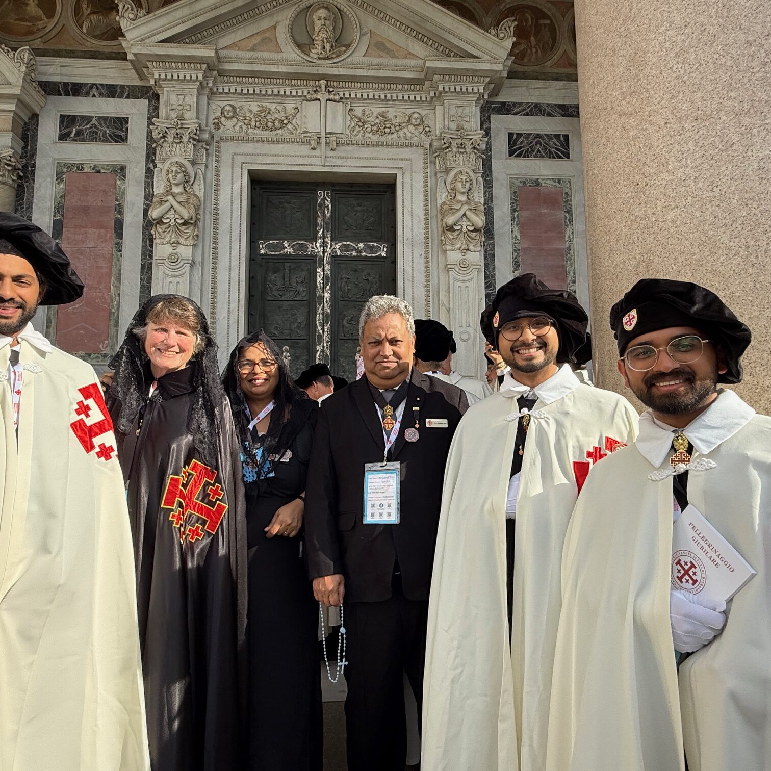 The Magistral Delegation of New Zealand at the official EOHSJ Jubilee Pilgrimage in Rome, 21 to 23 October 2025.
